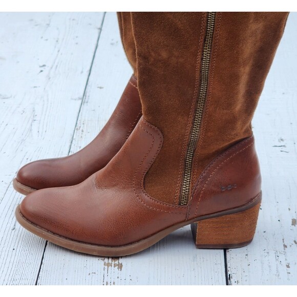 B.O.C Born Of Concept Austell Suede Leather Knee High Fashion Boots 6 /36 WIDE - Picture 7 of 13